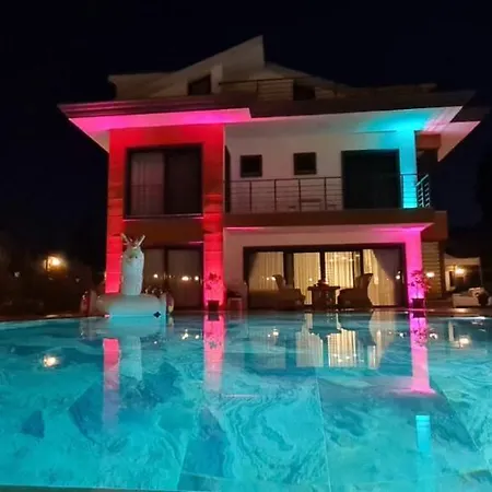 Villa Ay, Fethiye Ciftlikte, 6 Yatak Odali, 14 Kisilik , Mustakil Havuzlu Luks *